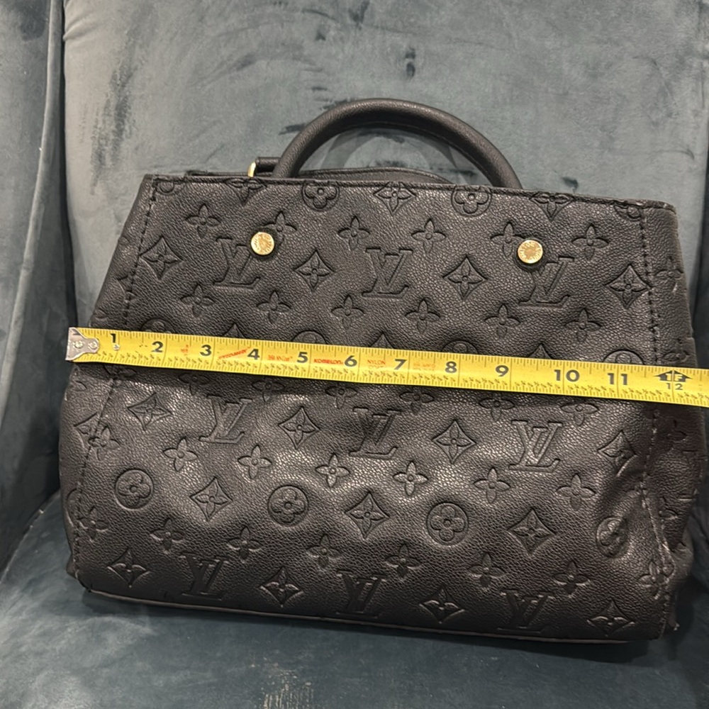Fashion Inspired Black Monogram Tote Bag - Picture 7 of 9